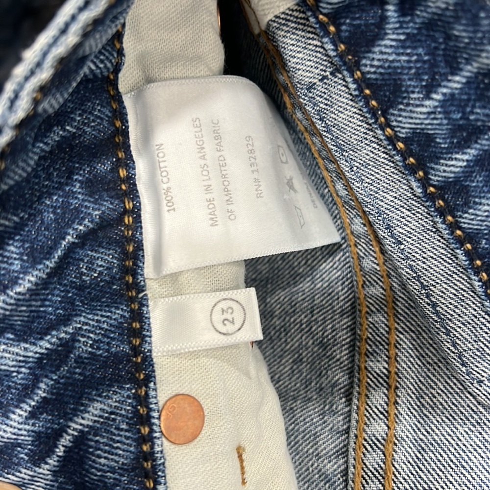 GRLFRND Amanda Mid Rise Straight in Abbot Kinney $225 Womens 23 - Picture 3 of 8